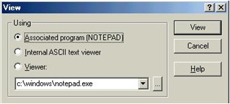 Prozor za izabir datoteke koju želimo pregledati